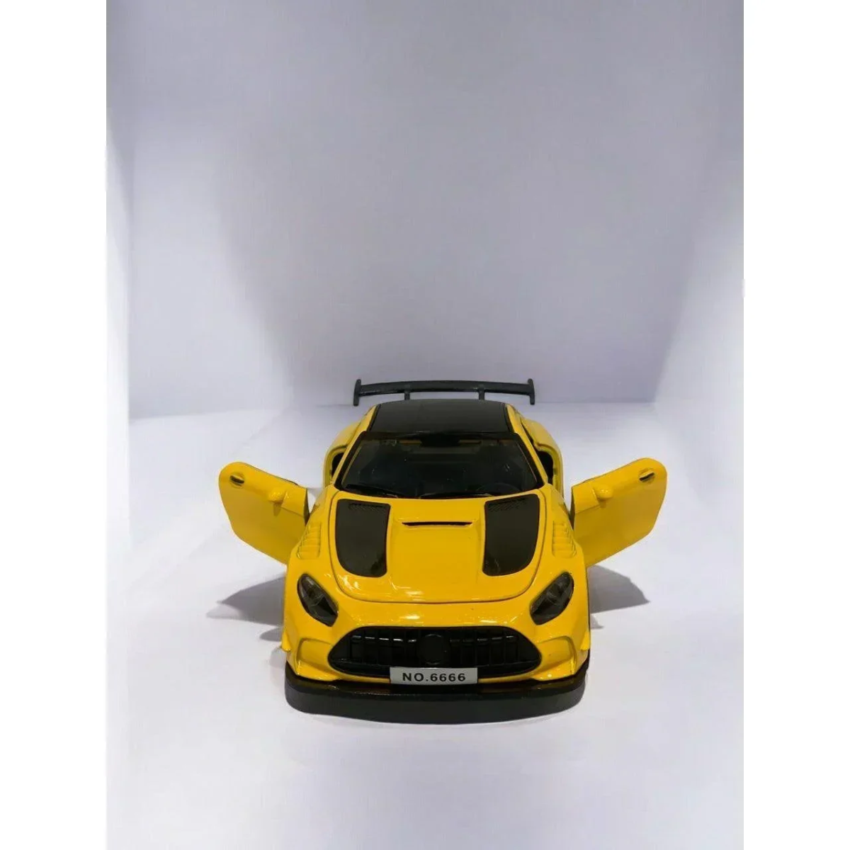 Die Cast Αυτοκίνητο Pull Back 1:28 με Φώτα & Ήχο MQ308-11A Κίτρινο