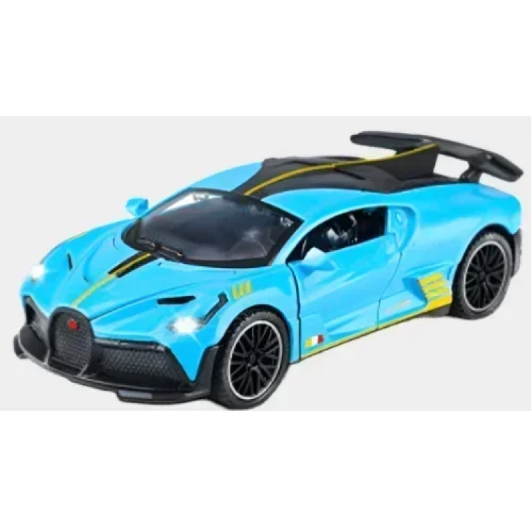 Die Cast Αυτοκίνητο Pull Back 1:28 με Φώτα & Ήχο MQ308-12A Mπλε