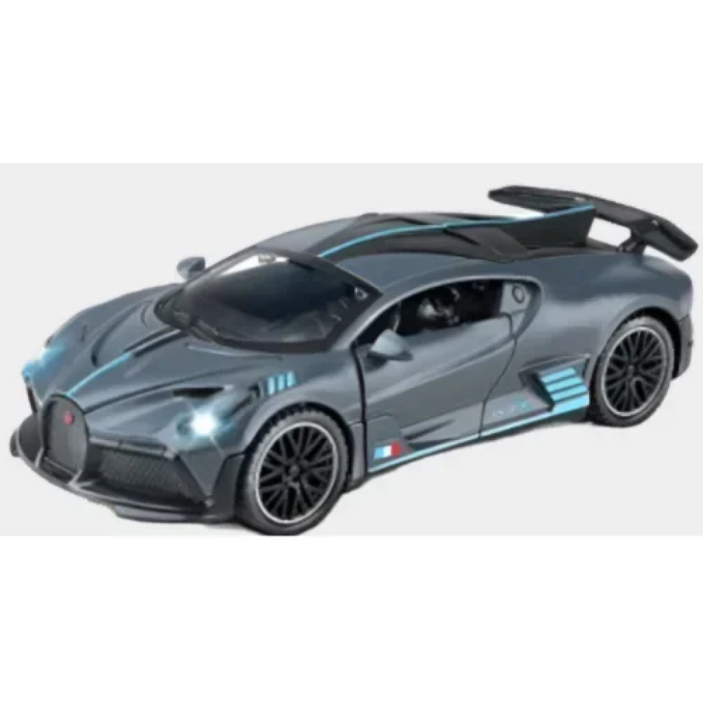 Die Cast Αυτοκίνητο Pull Back 1:28 με Φώτα & Ήχο MQ308-12A Γκρι