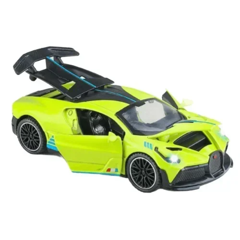 Die Cast Αυτοκίνητο Pull Back 1:28 με Φώτα & Ήχο MQ308-12A Πράσινο