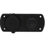 Διπλός φορτιστής αυτοκινήτου USB 12V με ενσωματωμένη βάση πάνελ και διακόπτη Carsun EE6020 - Image 2