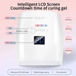 Επαγγελματικό φουρνάκι νυχιών 66W UV LED Nail Lamp - μαύρο - Image 3
