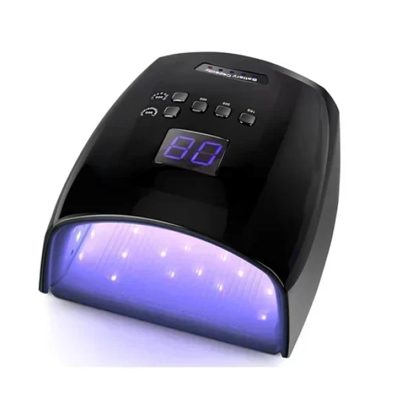 Επαγγελματικό φουρνάκι νυχιών 120W UV LED Nail Lamp - μαύρο