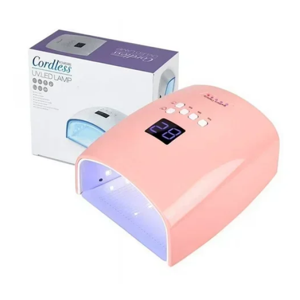 Επαγγελματικό φουρνάκι νυχιών 120W UV LED Nail Lamp - ροζ