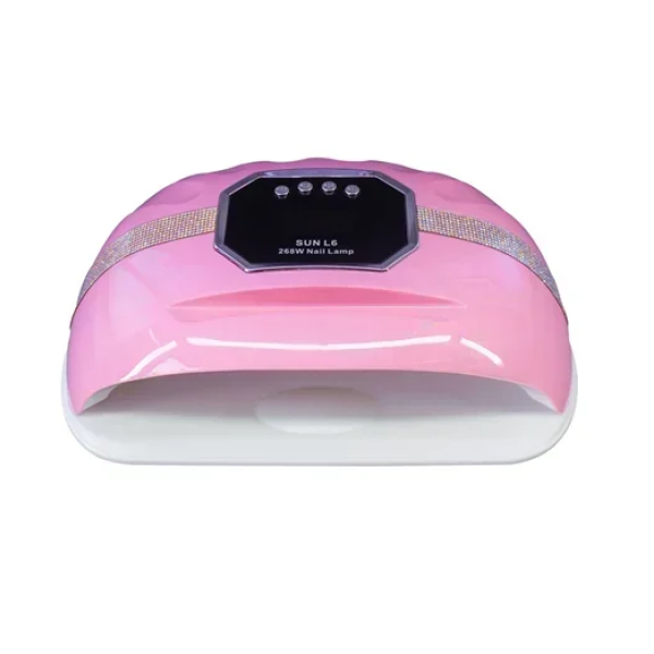Επαγγελματικό φουρνάκι νυχιών 268W UV LED Nail Lamp SUN L6 - ροζ