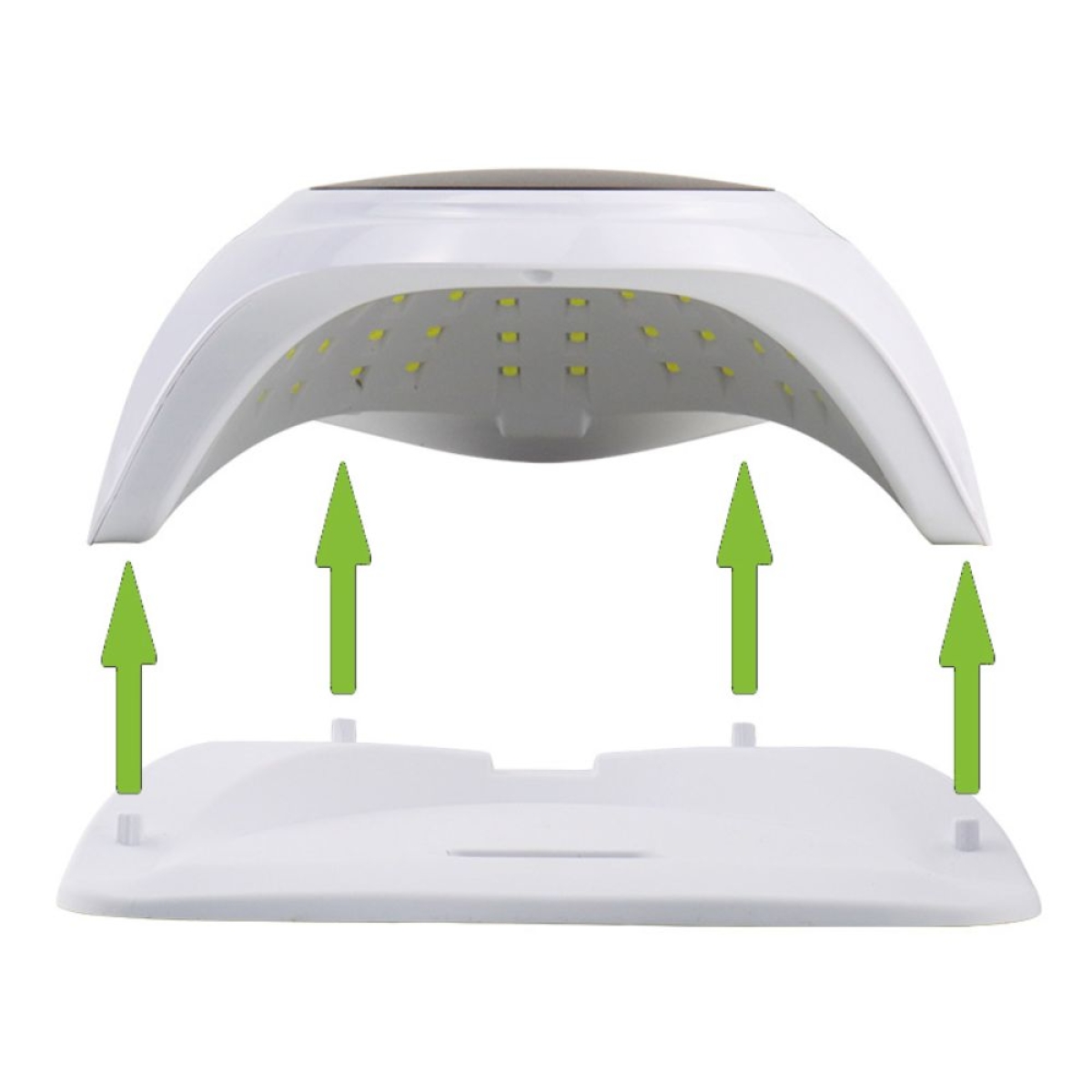 Επαγγελματικό φουρνάκι νυχιών με λάμπα 268W UV LED Nail Lamp YC-57C