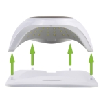 Επαγγελματικό φουρνάκι νυχιών με λάμπα 268W UV LED Nail Lamp YC-57C