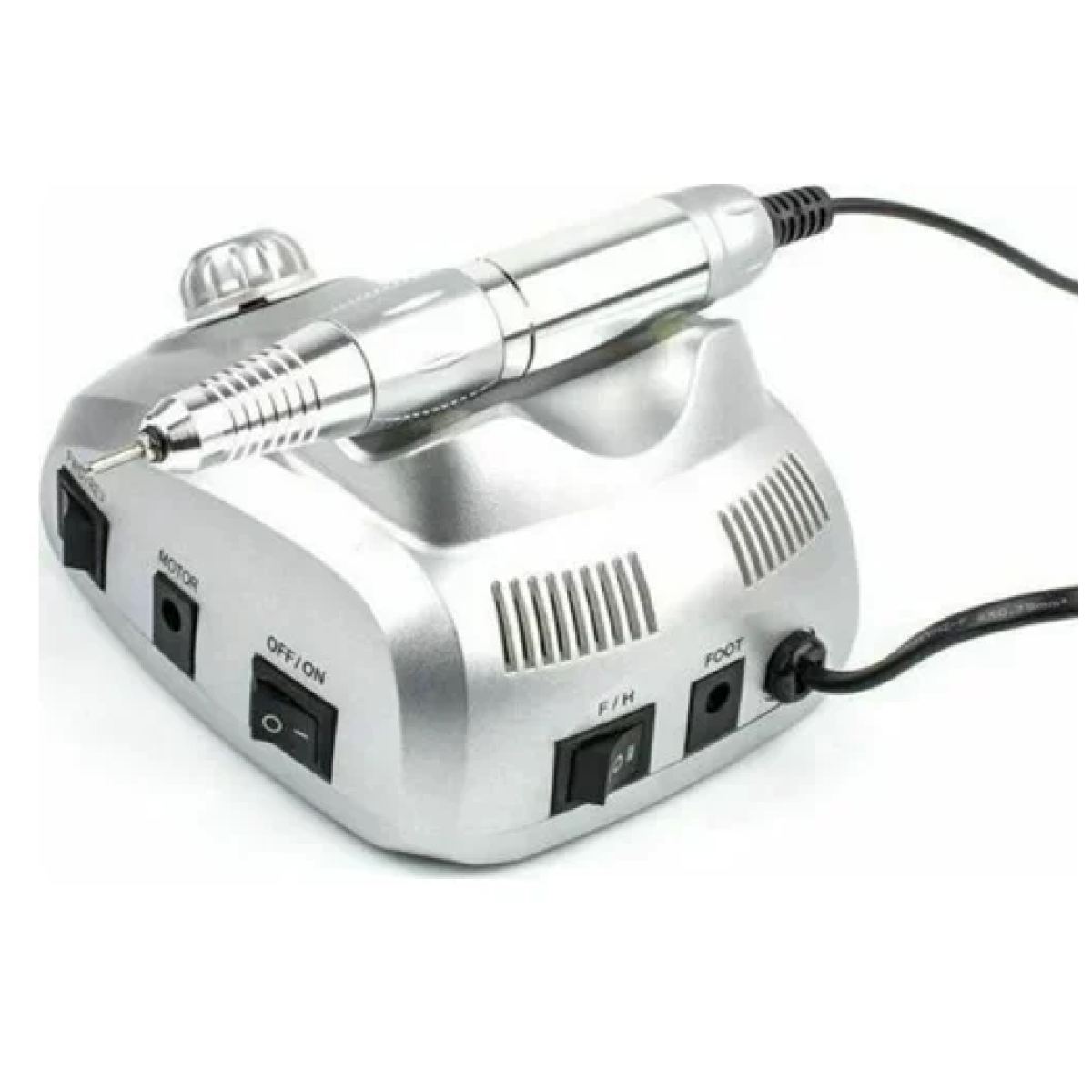 Επαγγελματικός τροχός νυχιών ρεύματος 30000rpm με πεντάλ 15W ZS-603 κόκκινο - Image 3