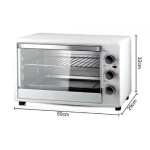 Επιτραπέζιο Ηλεκτρικό Φουρνάκι 40lt 1500W RAF R.5326 Λευκό