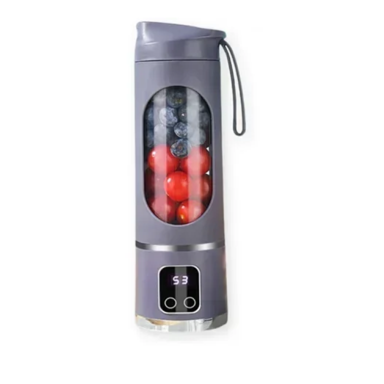 Φορητό ηλεκτρικό μπλέντερ χειρός 450ml Juicing Cup HS-860 γκρι