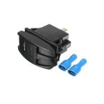 Φορτιστής μοτοσυκλέτας 3.1A με θύρες 2xUSB EE5355 - μαύρο - Image 5