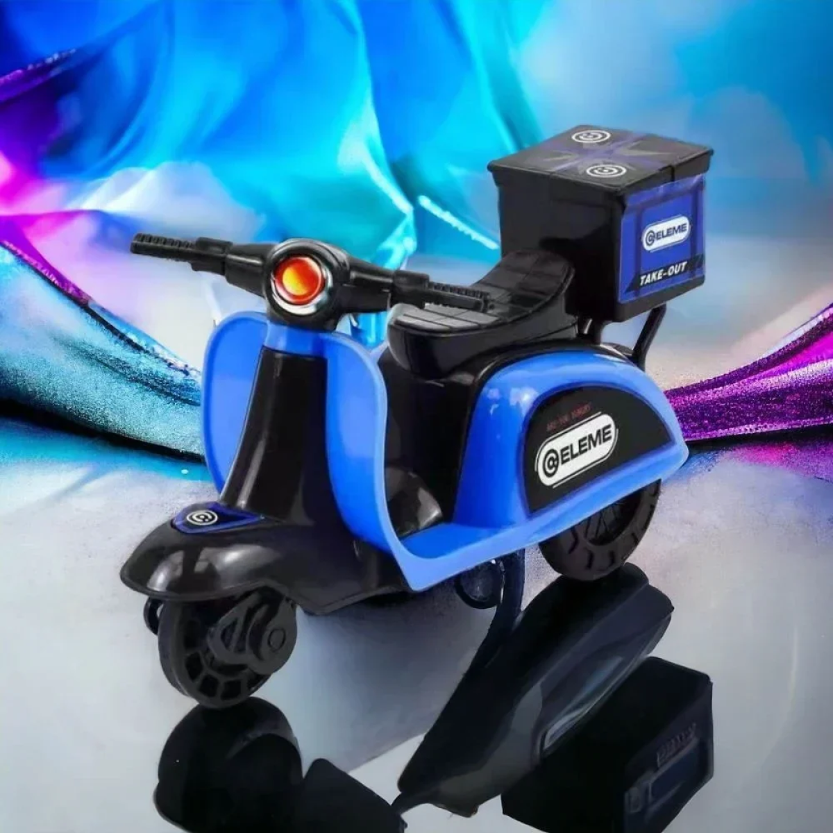 Friction Μηχανή Delivery 13cm Σετ 4τμχ σε Σακουλάκι 399-453G