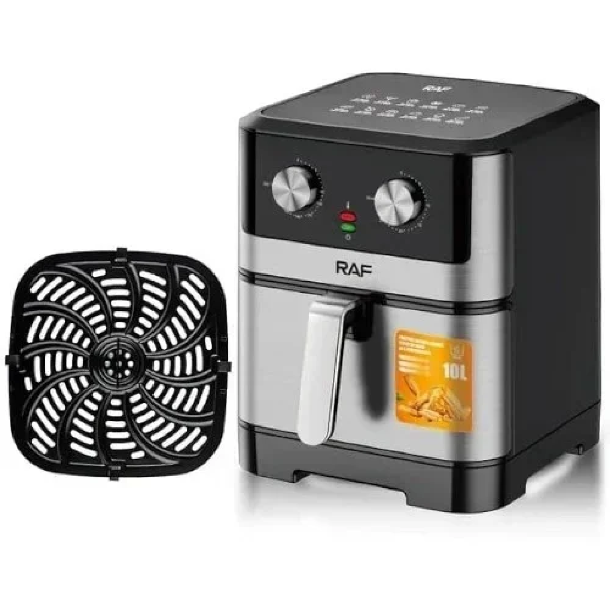 Φριτέζα Αέρος 10L με Αποσπώμενο Κάδο Air fryer 1800W RAF R.5338
