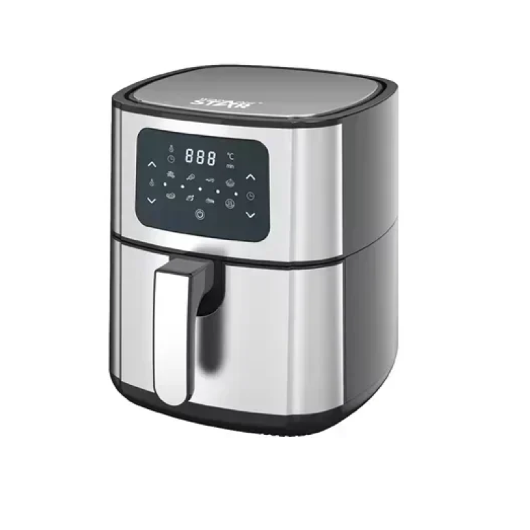 Φριτέζα αέρος με χωρητικότητα 5.5L Air fryer 1400W Winning Star ST-9645 ασημί
