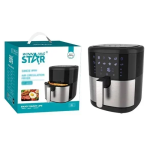 Φριτέζα αέρος με χωρητικότητα 6L Air fryer 1500W Winning Star ST-9688 μαύρο/ασημί - Image 3