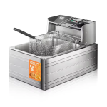 Φριτέζα Λαδιού από ανοξείδωτο χάλυβα 2500W 5,5L Raf R.5220