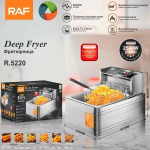Φριτέζα Λαδιού από ανοξείδωτο χάλυβα 2500W 5,5L Raf R.5220