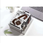 Gjby CA-050 Ασύρματα Bluetooth On Ear Ακουστικά Καφέ