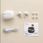 Gjby CA-138 In-ear Bluetooth Handsfree Ακουστικά με Θήκη Φόρτισης Ροζ