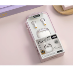 Gjby CA-139 In-ear Bluetooth Handsfree Ακουστικά με Θήκη Φόρτισης Λευκά