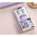 Gjby CA-139 In-ear Bluetooth Handsfree Ακουστικά με Θήκη Φόρτισης Μωβ