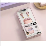Gjby CA-139 In-ear Bluetooth Handsfree Ακουστικά με Θήκη Φόρτισης Ροζ