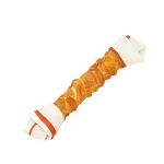 Μασόμενα Sticks Bicolor για Σκύλους απο Φυσικό Δέρμα με γεύση Κοτόπουλο 25εκ. 115gr