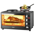 Ηλεκτρικό Φουρνάκι 40lt 1500W με 2 Εστίες Raf R.5310S