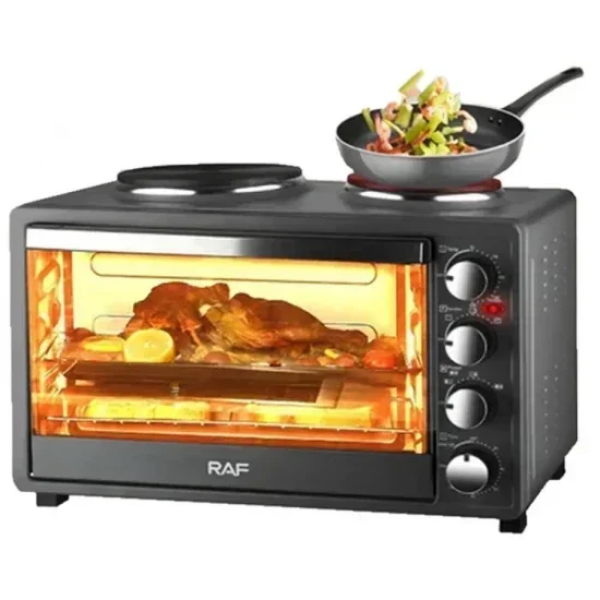 Ηλεκτρικό Φουρνάκι 40lt 1500W με 2 Εστίες Raf R.5310S