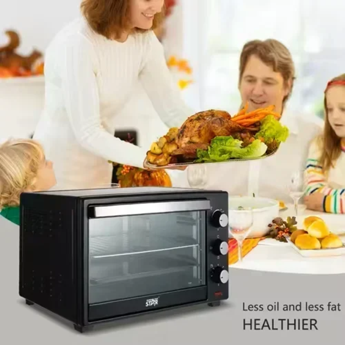 Ηλεκτρικό φουρνάκι χωρίς εστίες 1600W Winning Star ST-9620 μαύρο - Image 6