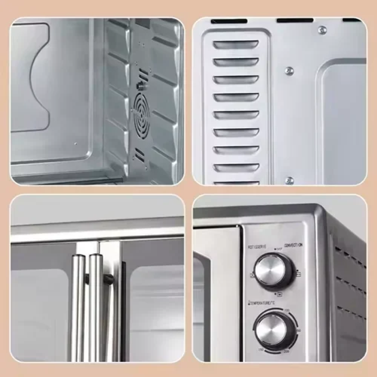 Ηλεκτρικό φουρνάκι χωρίς εστίες 2800W Winning Star ST-9851 ασημί - Image 5