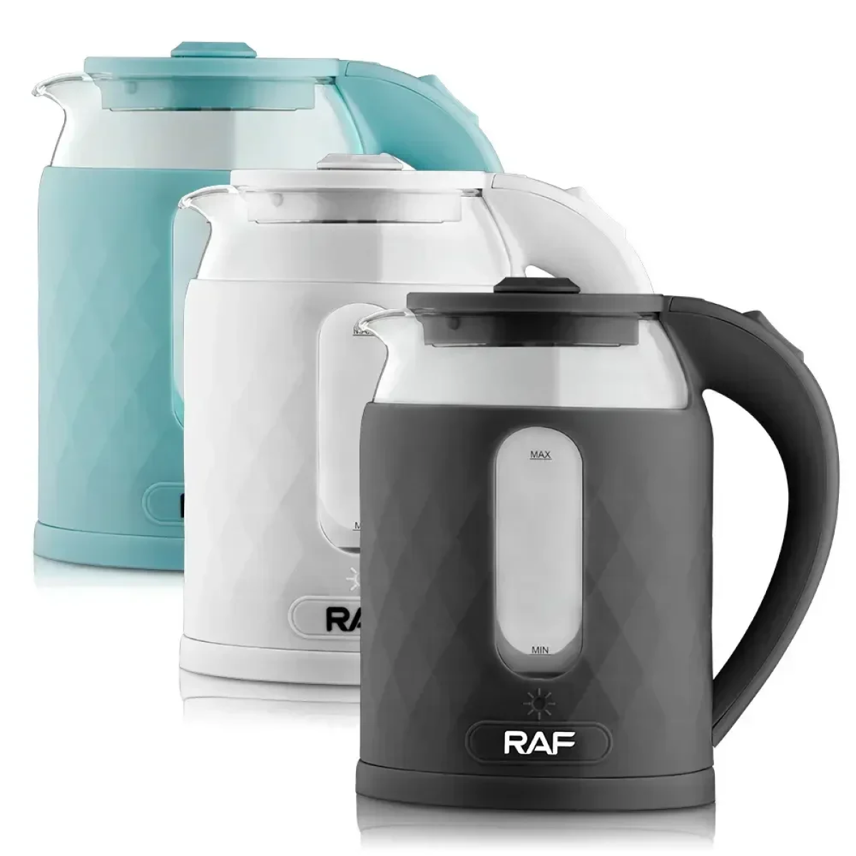 Ηλεκτρικός Βραστήρας 2000W 2l RAF R.7930 Μπλε