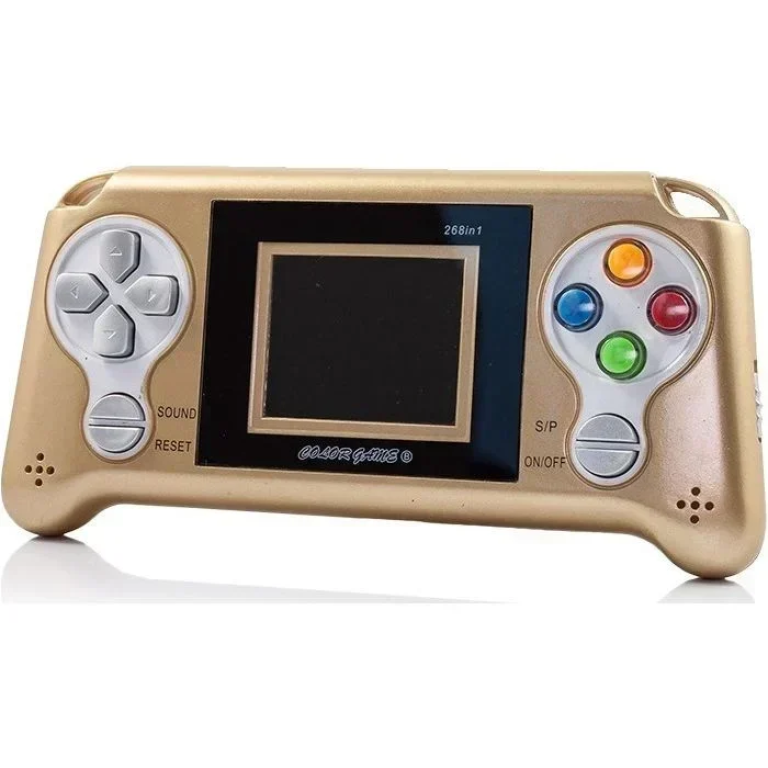 Ηλεκτρονική Κονσόλα Χειρός με 268 Παιχνίδια 8803 Χρυσό