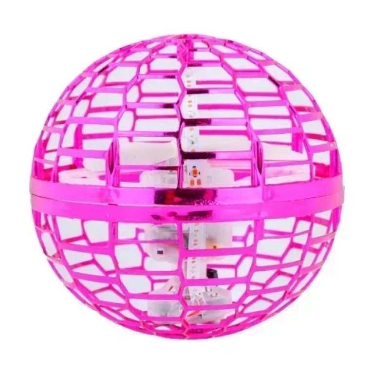 Ιπτάμενη Φωτιζόμενη Μπάλα RGB Flying Spinner με Χειριστήριο 2275-164 Ροζ