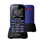 Κινητό τηλέφωνο GSM Dual SIM με μεγάλο πληκτρολόγιο για ηλικιωμένους SOS Senior MXMID B210 μπλε - Image 2