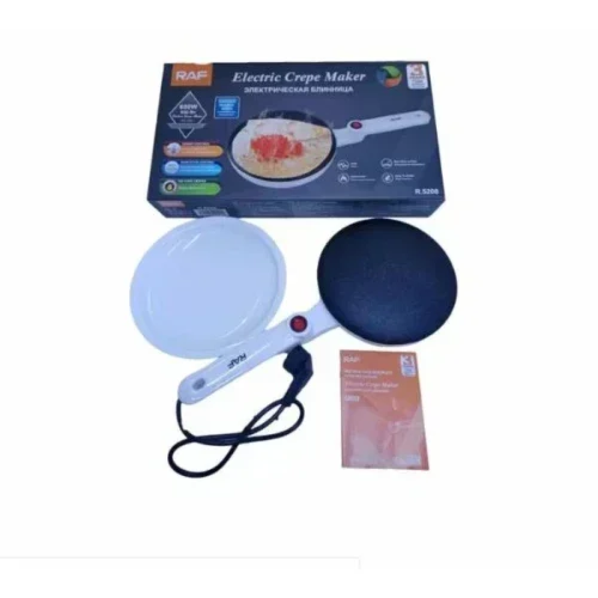 Κρεπιέρα 650W 20cm RAF R.5208 Λευκή