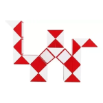 Κύβος Ταχύτητας Magic Snake 3+ 588-1A Λευκό-Kόκκινο