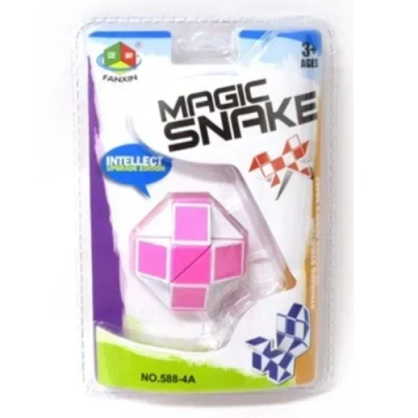 Κύβος Ταχύτητας Magic Snake 3+ 588-2A Λευκό-Ροζ
