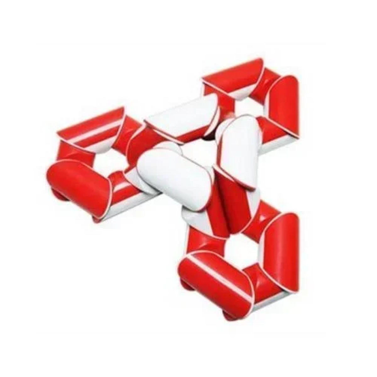 Κύβος Ταχύτητας Magic Snake 3+ 588-7A Λευκό-Kόκκινο