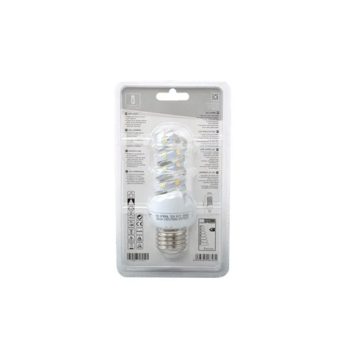 LED Λάμπα 5W E27 Σπιράλ Aigostar