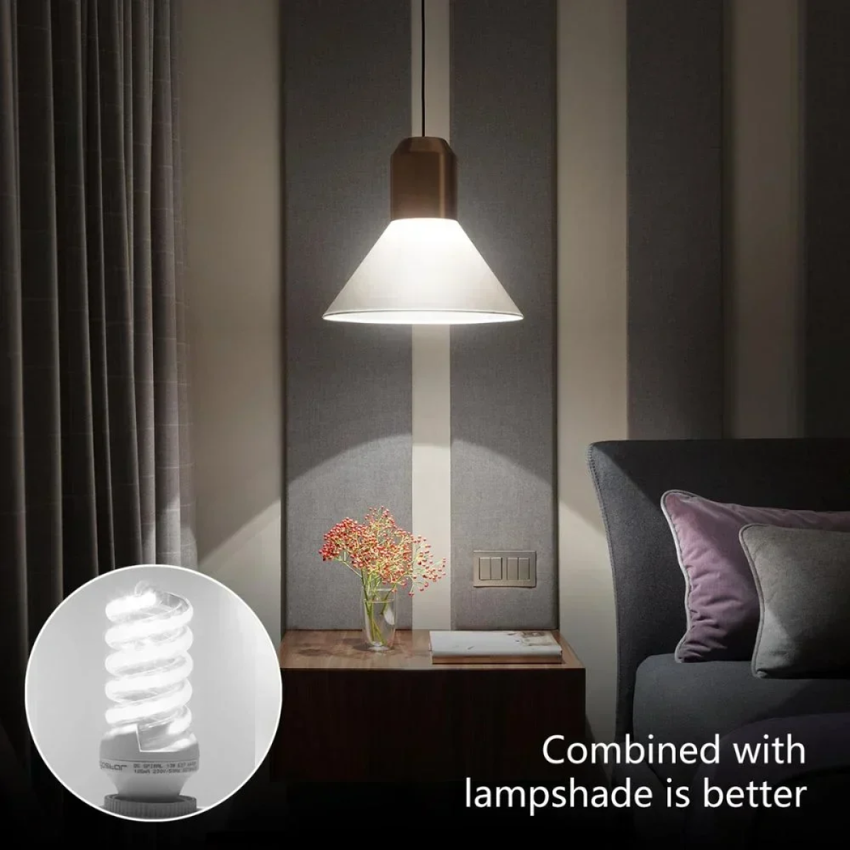 LED Λάμπα 5W E27 Σπιράλ Aigostar