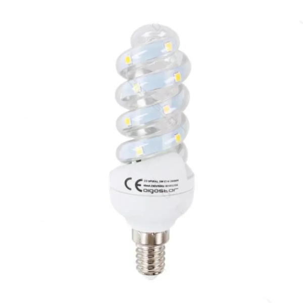LED Λάμπα 7W E14 Σπιράλ 6400K Aigostar