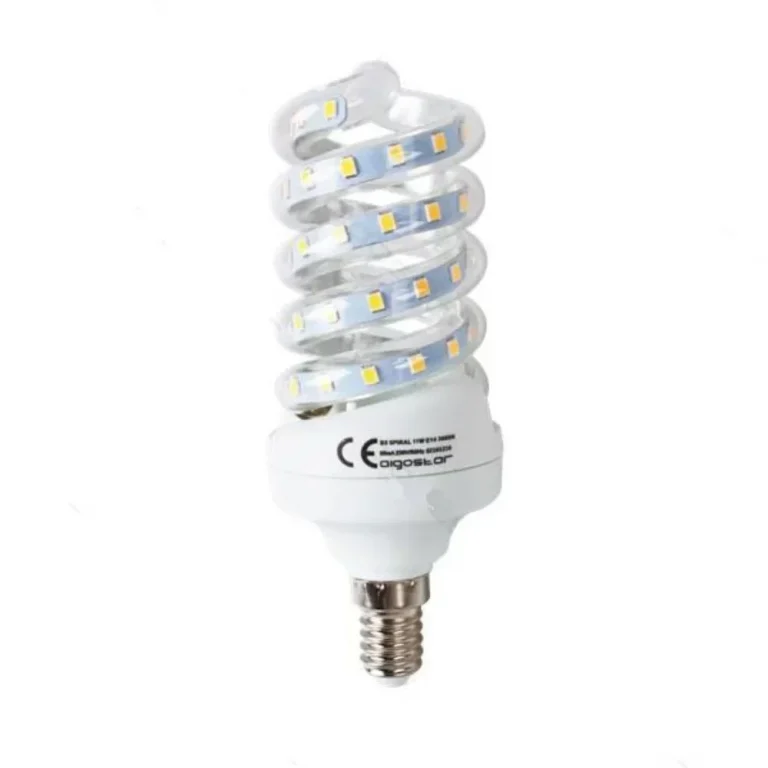 LED Λάμπα 9W E14 Σπιράλ 6400K Aigostar