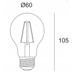 LED Λάμπα A60 E27 4W Aigostar 6500K