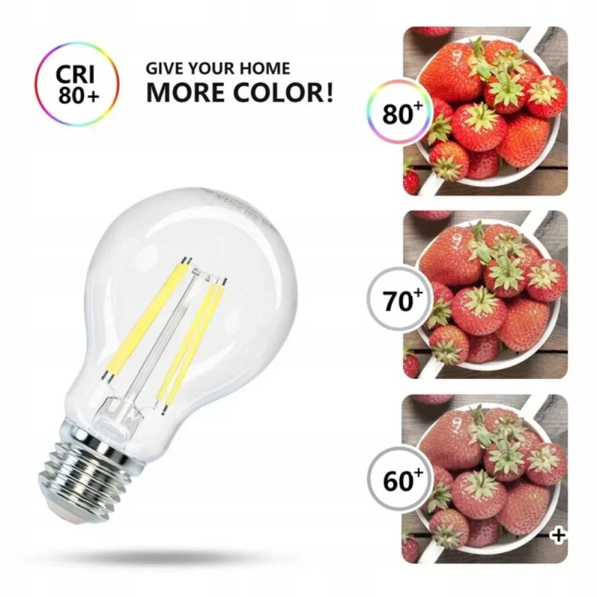 LED Λάμπα A60 E27 6W Aigostar 6500K