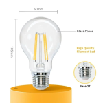 LED Λάμπα A60 E27 8W Aigostar 6500K