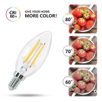 LED Λάμπα C35 E14 4W Aigostar 2700K