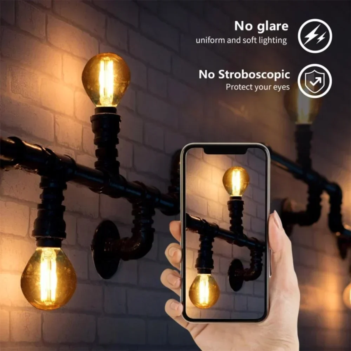 LED Λάμπα G45 E14 4W 2200K Aigostar