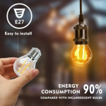 LED Λάμπα G45 E27 6W 2700K Aigostar