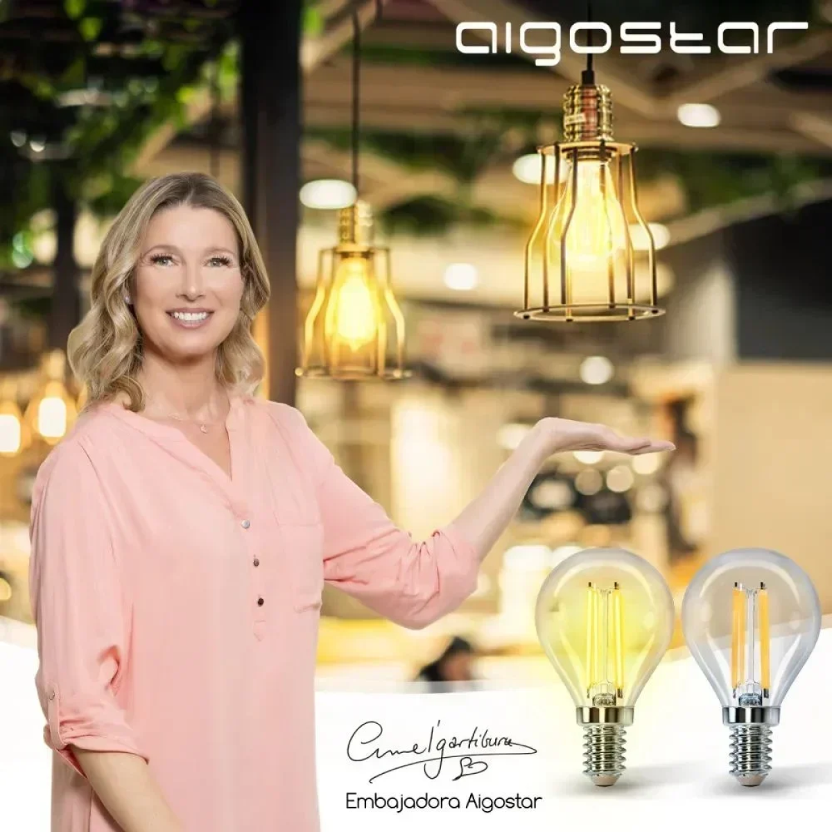 LED Λάμπα G45 E27 6W 6500K Aigostar